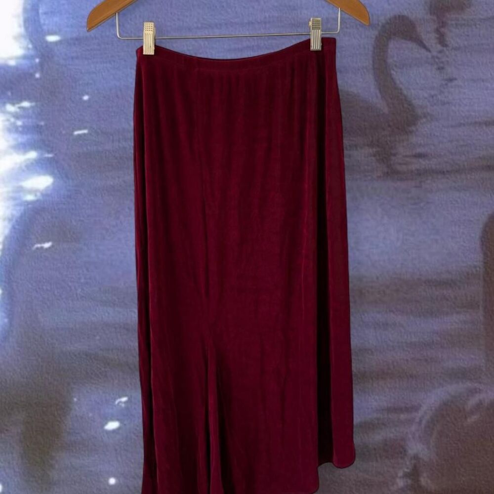 Vintage West End Slinky Maroon Skirt